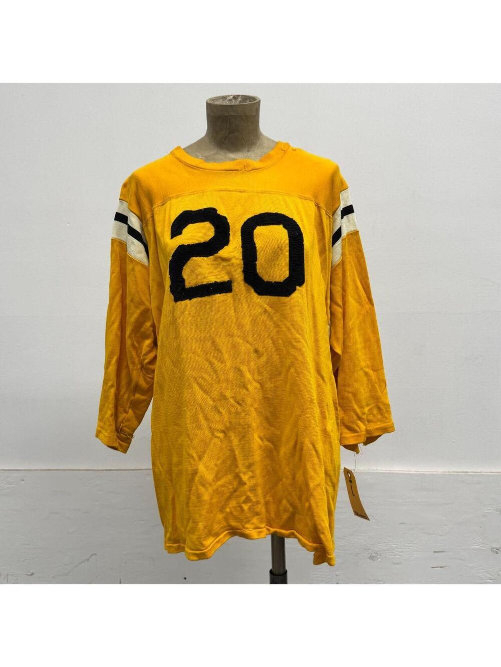 Vintage 60s 70s Mason Gold 20 & "49’ERS" Distressed Football Jersey